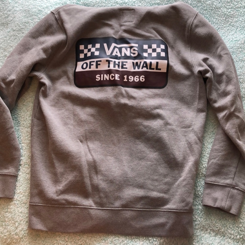 Vans off the wall zip up hoodie